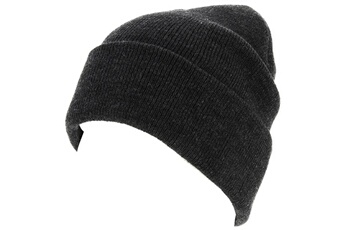bonnet classique k up bonnet woolly grey gris clair taille : unique