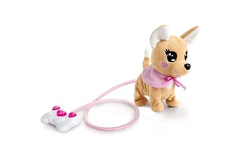 peluche chihuahua chi chi love loomy 20 cm peluche filoguidée piles incluses