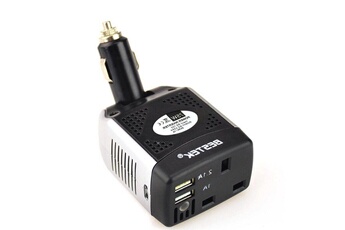 Bloc Onduleur Multiprise Protégé Mixte 250 Volts et USB 5 Volts sur Allume-Cigare 75 Watts