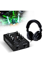 Table de mixage - Ibiza Sound DJ21 4 voies 7 entrées USB + Micro