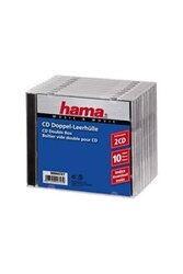 Rangement CD / DVD Hama CD-ROM Index Sleeves - Page du classeur à CD -  capacité : 6 CD - blanc transparent (pack de 10)