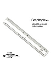 Règle courbe flexible 40 cm GRAPHOPLEX