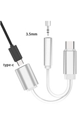 3.5mm câble Audio AUX 2 en 1 USB Type C Charge Audio adaptateur pour Leeco  Le Max 2/Pro casque voiture USB-C chargeur câble pour Xiaomi