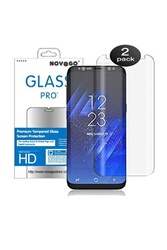 Protection d'écran pour smartphone NOVAGO 3 Films Protections écran pour Samsung  Galaxy S22 Ultra 5G- Verre trempé incurvé 3D