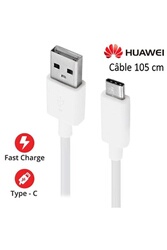 Chargeur Secteur Huawei d'Origine, USB 66W SuperCharge - Blanc