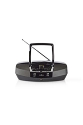 NEDIS Poste Radio FM Portable 3,6 W Port USB et Logement Carte microSD  Noir/Gris au meilleur prix