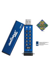 Clef USB 4Go Lot de 5 Clés USB - Mini Métal Cle USB 2.0 Flash Drive -  Stockage Externes Bleu 4 Go by Datarm
