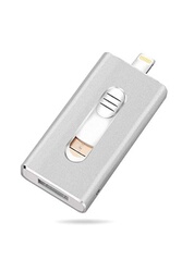Clé USB GENERIQUE Carte USB Flash Drive pour iPhone, ordinateurs IOS et  Android, 128 Go de mémoire, Carte mémoire lightning pour stockage extern
