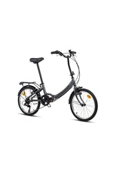 Vélo de ville homme 28'' Urban-Bike UBN77 noir cadre aluminium TC