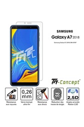 Protège écran TM CONCEPT Verre trempé intégral pour Samsung S21FE