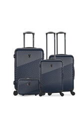 vidaXL Ensemble de valises rigides 2 pcs Marron ABS