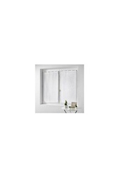 Voilage porte fenêtre 70x200 cm LIANE blanc, par Soleil d'ocre