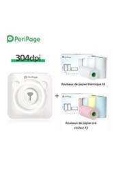 14€02 sur Mini Imprimante G Peripage Bluetooth portable thermique - Blanc -  Imprimante Photo - Achat & prix