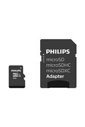Carte mémoire Philips SDHC UHS-I U1 16GB avec Adaptateur SD