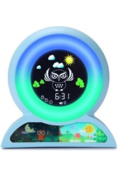 Radio-réveil GENERIQUE Réveil enfant numérique rechargeable fonction compte  à rebours l'affichage de la commande vocale, gris