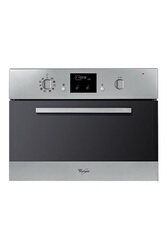 Micro-ondes combiné Whirlpool W Collection W6 MD440 BSS - Four micro-ondes  grill - intégrable - 31 litres - 1000 Watt - fibre noire