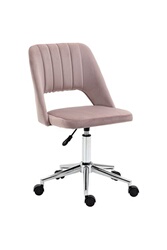 VINSETTO Vinsetto Chaise de bureau assise haute réglable 103-123H cm  pivotant 360° lin gris pas cher 