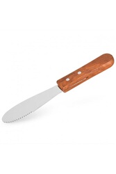 Laguiole La Fourmi - Couteau de table cranté à dents - Plastique bois