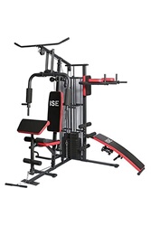 ISE Barre de Traction/Power Tower Multifonction Fitness Dips Station pour  Musculation à Domicile, 200KG, SY
