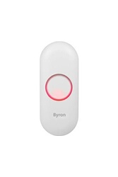 Byron Accessoire pour interphone sans fil, numérique, radio Station  intérieure vidéo, Moniteur supplémentaire blanc