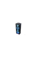 Enceinte - Muse M-1920DJ - avec Batterie, 300 W, CD, Bluetooth et Effets  Lumineux (USB, AUX, Télécommande) + Lumière OVNI