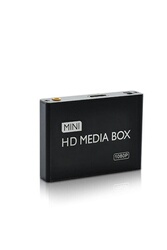 Mini Lecteur Multimédia Passerelle Full HD 1080p Carte SD Disque Dur USB  HDMI VGA