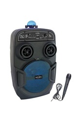 Enceinte connectée Hifi Ibiza Sound Pack - Enceinte Bluetooth Autonome 500W  LED USB SD TWS Ibiza MERCURE50 - Boule Disco LED - Jeu Lumière Astro -  Musique Anniversaire Cadeau