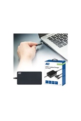 ACT AC5475 - Pavé numérique - avec lecteur de carte d'identité à puce - USB  - AZERTY - Belge - noir - Clavier