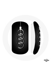 Souris Sans Fil Audi Logo cache moyeu fond noir (Maniacase) - Souris -  Achat & prix