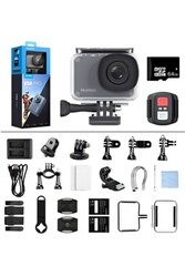 AKASO V50X Caméra d'action WiFi Caméra sport autochtone 4K30fps avec écran  tactile EIE Angle de vision réglable 131 pieds Caméra étanche - AliExpress