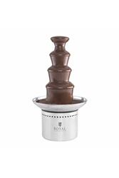 Jago® Fontaine à Chocolat 275 W - 3 Étages, Capacité 1 kg, Électrique, H 39  cm, en Acier Inoxydable, Lavable dans Lave-Vaisselles, Argenté