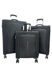Valise 4 roues doubles Nosybe noire 55cm DELSEY : la valise à Prix Carrefour