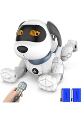 Giantex chien robot télécommandé, jouet interactif pour enfants