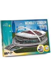 MEGABLEU- Stade 3D Bollaert Rc Lens Puzzle, 678297, Gris/Rouge/Jaun