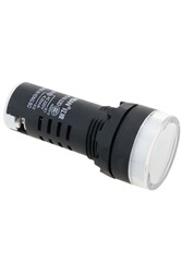 Pilote LED indicateur clignotant avec buzzer-alarme 22mm 220 VAC pour  panneaux lumiere orange - Cablematic