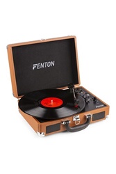 Fenton RP165L Platine vinyle Bluetooth avec 2 enceintes - Bois clair, 3  vitesses de lecture 33, 45 et 78 Tours