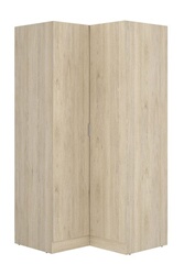 PEGANE - Penderie dressing en bois coloris beige - l. 118 x p. 39.5 x h.  183 cm