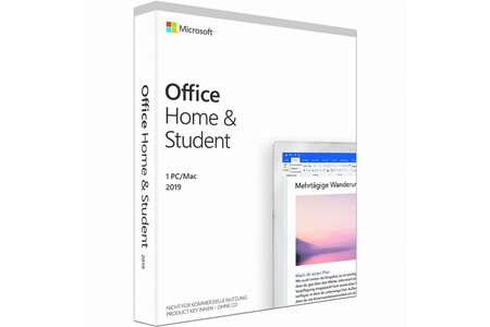 Logiciel Microsoft Microsoft compatible office home & student 2019 - 1 pc/ mac - deutsch | Darty