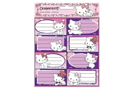 Autres jeux créatifs Guizmax Lot de 16 étiquette Charmmy Kitty Disney  cahier livre classeur enfant 