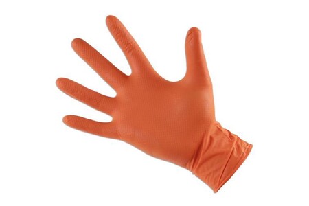 Gants épais nitrile orange: Meilleure prise dans toutes les conditions 