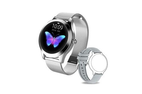 Montre connectée MagicFox Montre connectée femme homme, écran tactile  bracelet connecté avec fréquence cardiaque, suivi de performance pour  android, ios