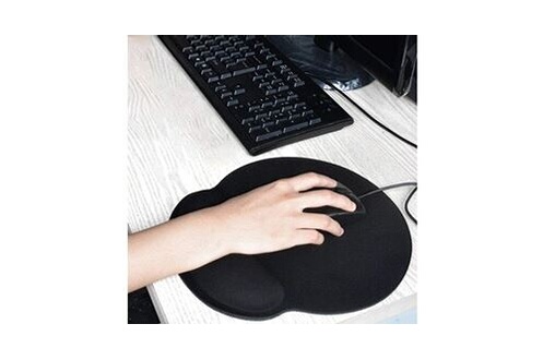 Acheter Tapis de souris antidérapant avec repose-poignet Noir en ligne
