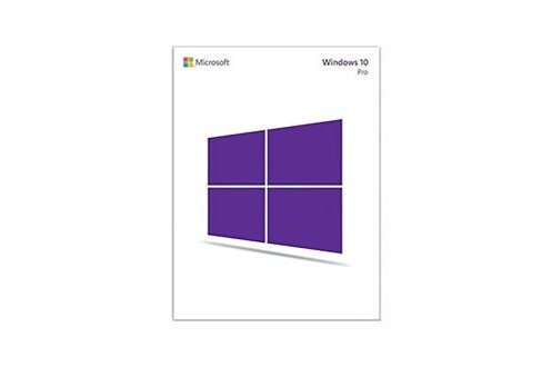 Logiciel Microsoft Windows 10 professionnel 32/64 bits - 1 poste - cle  d'activation uniquement - produit français