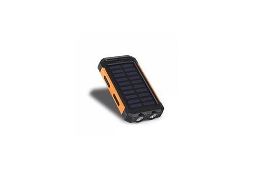 Chargeur pour téléphone mobile GENERIQUE Banque d'alimentation solaire  étanche 8000mah double chargeur usb powerbank de voyage avec led sos pour  tous les téléphones du monde entier