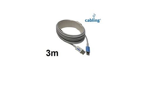 Câble téléphone portable CABLING ® câble chargeur iphone, 3m