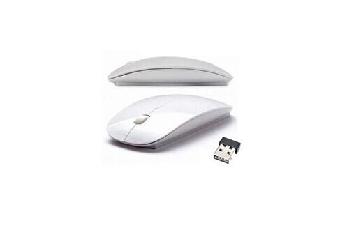 Souris CABLING ® souris sans fil ultra mince 2. 4g optique silencieuse  anti-bruit wireless usb avec récepteur nano pour pc, ordinateur portable,  macbook, compa
