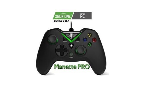 Manette pro gaming pour xbox one et pc - filaire - mode turbo