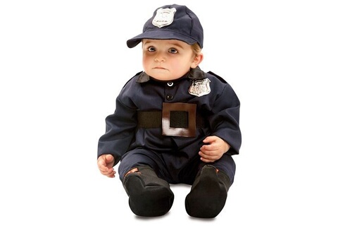 Déguisement enfant Unimasa déguisement policier bébé - 12/24 mois