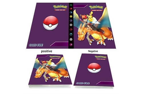 Album de jeu de cartes ​pour 240 cartes de jeu Pokémon Pikachu Charizard