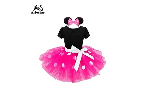 Déguisement Enfant Carnaval Rose Minnie Mouse - DISGUISE - 109-123 cm 5-6  Ans - Cdiscount Jeux - Jouets